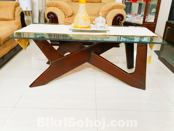 5 Sit Sofa with Center Table (Used)